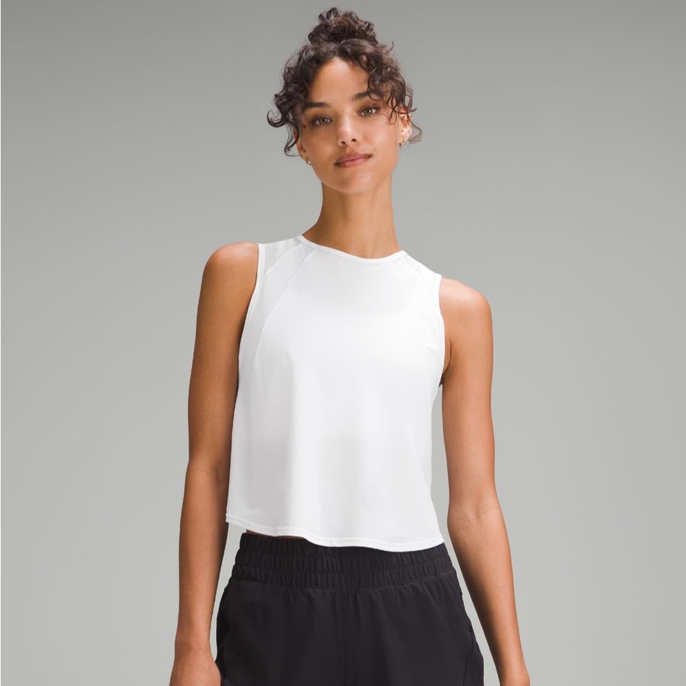 lululemon athletica White Crop Top NWT
